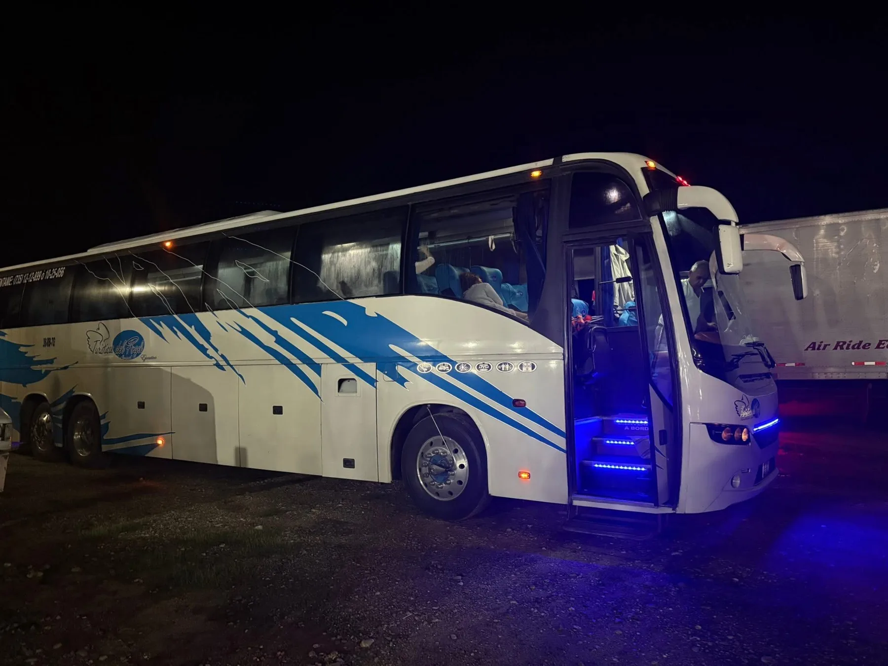 Autobús de pasajeros de la flotilla de Navarrete